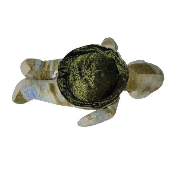 Animaland Nanco Turtle 16 Inch Green Camouflage Soft Shell Plush Stuffed Animal - Picture 4 of 7
